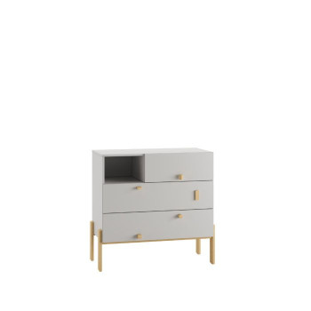 Chest of drawers with 3 drawers (Cube collection)